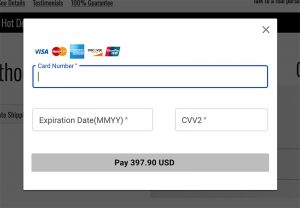 Elavon Converge lightbox payment form